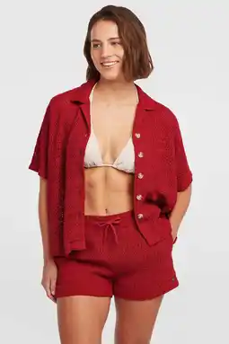 Wehkamp O'Neill wide leg highwaist casual short rood aanbieding
