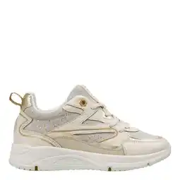 Wehkamp Cruyff leren sneakers zand/goud aanbieding