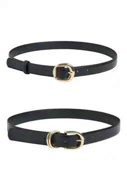Wehkamp PIECES riem PCBIRA - zwart (set van 2) aanbieding