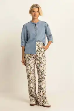 Wehkamp Expresso wide leg highwaist casual broek multi aanbieding