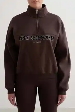 Wehkamp Aim'n sportsweater Varsity bruin aanbieding