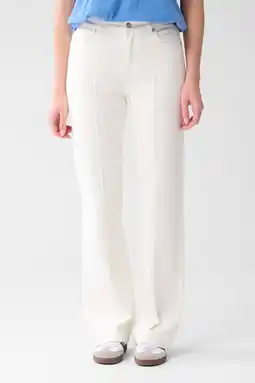 Wehkamp Shoeby highwaist flared jeans ecru aanbieding