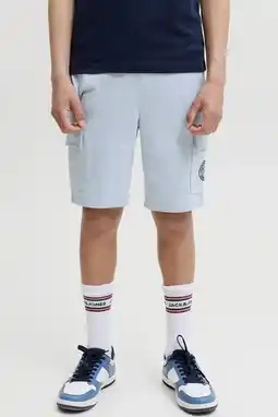 Wehkamp JACK & JONES JUNIOR regular sweatshort lichtblauw aanbieding