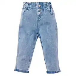 Wehkamp Z8 mini paperbag jeans Layane medium blue denim aanbieding