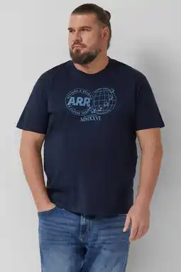 Wehkamp s.Oliver Big Size regular T-shirt Plus Size donkerblauw aanbieding