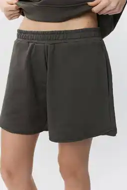 Wehkamp Sofie Schnoor regularwaist sweatshort antraciet aanbieding