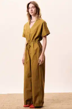 Wehkamp FRNCH jumpsuit olijfgroen aanbieding