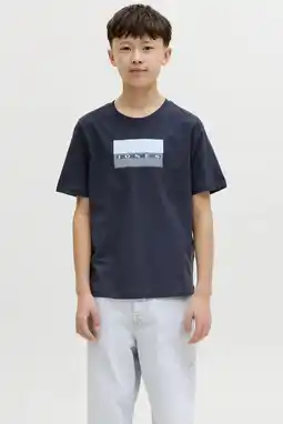 Wehkamp JACK & JONES JUNIOR T-shirt donkerblauw aanbieding