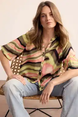 Wehkamp Tramontana blouse groen aanbieding