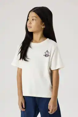 Wehkamp NAME IT KIDS T-shirt met backprint ecru aanbieding