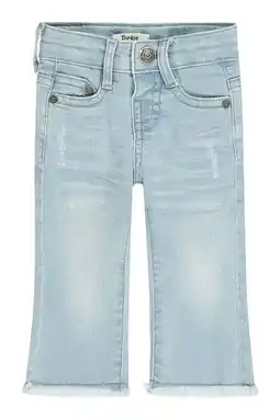 Wehkamp Dirkje flared jeans light blue denim aanbieding