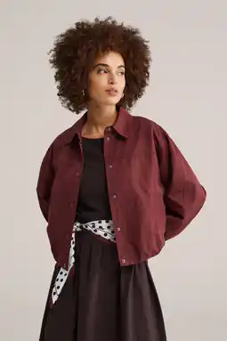 Wehkamp WE Fashion jasje donkerrood aanbieding