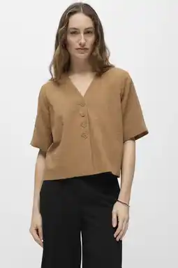 Wehkamp OBJECT top camel aanbieding