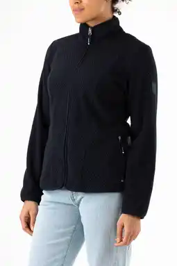Wehkamp Falcon fleece vest Lotta donkerblauw aanbieding