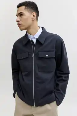 Wehkamp JACK & JONES PREMIUM overshirt donkerblauw aanbieding