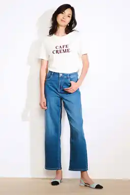 Wehkamp LOLALIZA highwaist wide leg jeans medium blue denim aanbieding