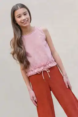 Wehkamp Like Flo mouwloze top roze aanbieding