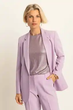 Wehkamp Expresso oversized blazer lila aanbieding
