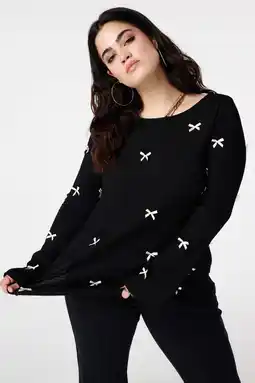 Wehkamp MS Mode top zwart flared mouwen aanbieding