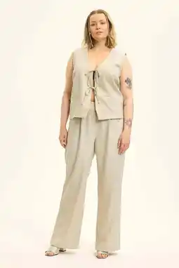 Wehkamp Anyday gilet beige aanbieding