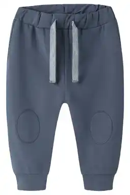 Wehkamp NAME IT BABY regular joggingbroek blauw aanbieding