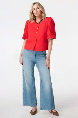 Wehkamp MS Mode regular blazer rood aanbieding