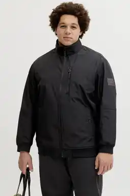 Wehkamp JACK & JONES PLUS SIZE softshell tussenjas - zwart aanbieding
