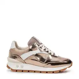 Wehkamp Floris van Bommel Blokki 07.03 leren sneakers brons aanbieding
