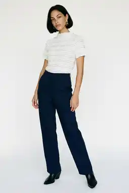 Wehkamp VERO MODA Straight highwaist cropped broek aanbieding