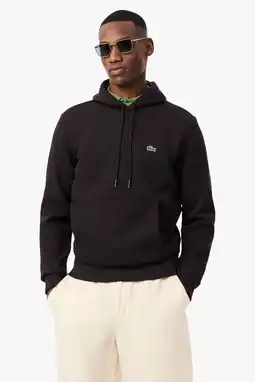 Wehkamp Lacoste hoodie zwart aanbieding