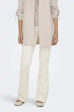 Wehkamp ONLY flared jeans ecru aanbieding