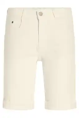 Wehkamp Para Mi skinny highwaist denim short beige aanbieding