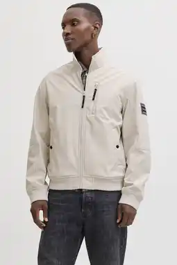 Wehkamp JACK & JONES ESSENTIALS softshell jas beige aanbieding