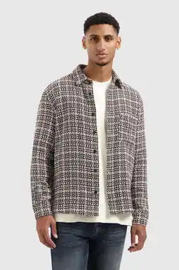 Wehkamp Pure Path overshirt donkerbruin aanbieding