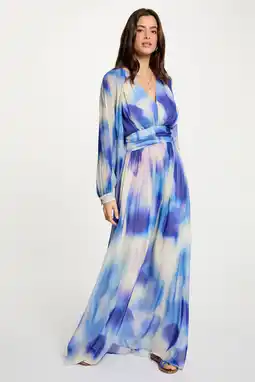 Wehkamp Morgan maxi jurk blauw aanbieding