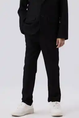 Wehkamp NAME IT KIDS tapered fit broek NKMRIRAMEL zwart aanbieding