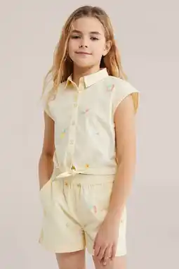 Wehkamp WE Fashion blouse lichtgeel aanbieding