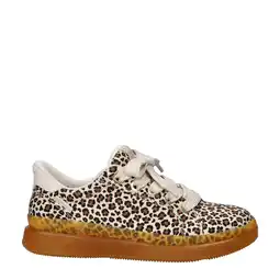 Wehkamp Skechers Hands Free Slip-Ins Courtside sneakers met panterprint beige/zwart aanbieding