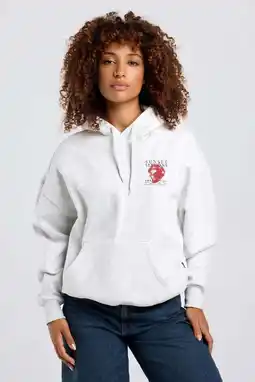 Wehkamp America Today hoodie met backprint - grijs aanbieding