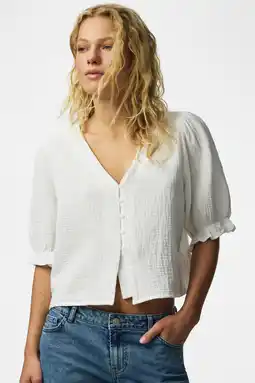 Wehkamp PIECES top ecru aanbieding