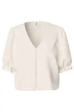 Wehkamp PIECES top ecru aanbieding