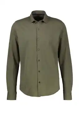 Wehkamp LERROS regular casual overhemd groen aanbieding