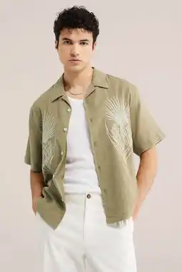 Wehkamp WE Fashion relaxed casual overhemd groen aanbieding