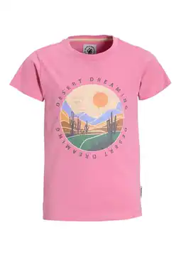 Wehkamp Me & My Monkey regular T-shirt Lily roze aanbieding