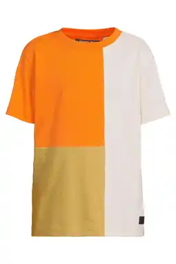 Wehkamp Orange Stars T-shirt ecru aanbieding