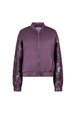 Wehkamp Lofty Manner bomberjack paars aanbieding