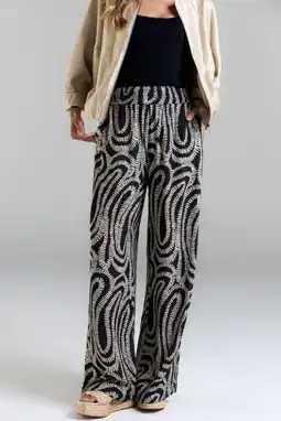 Wehkamp Poools highwaist broek zwart aanbieding