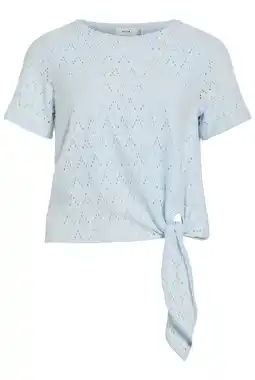 Wehkamp VILA top broderie lichtblauw aanbieding