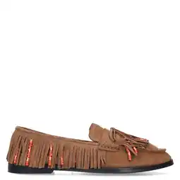 Wehkamp Sacha suède loafers cognac aanbieding