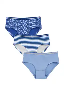Wehkamp WE Fashion slip - blauw (set van 3) aanbieding